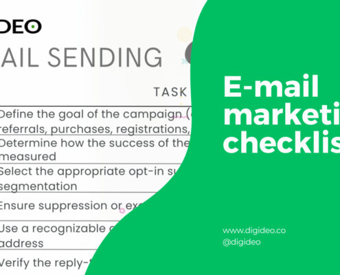 E-mail marketing checklist banner new